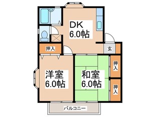 アップヒルの物件間取画像